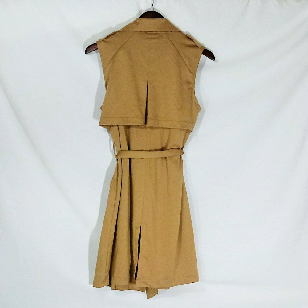 Sleeveless Lofty Blend Tie Sweater Vest - Picture 3 of 3